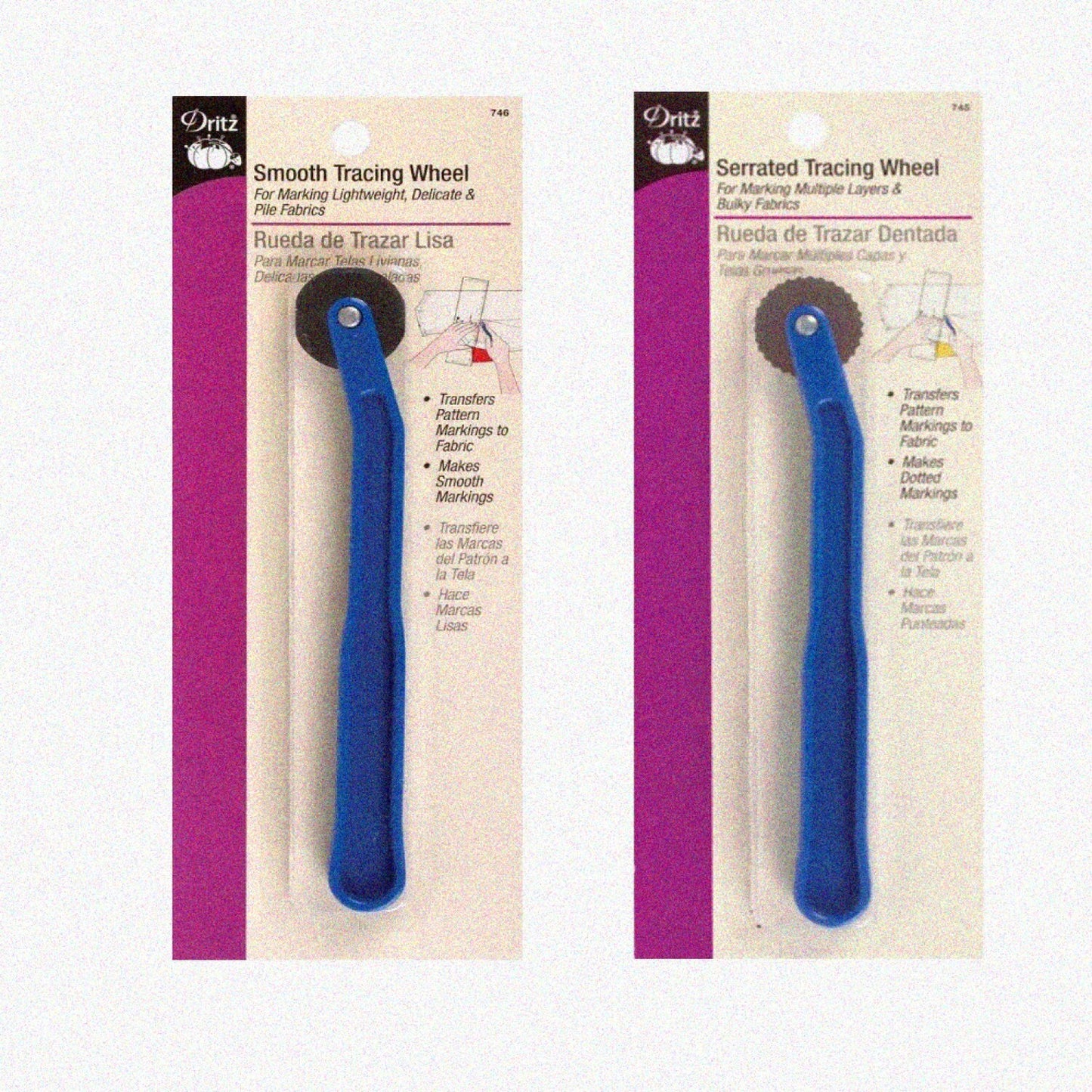 Tracing Bundle: Smooth & Serrated Tracing Wheels