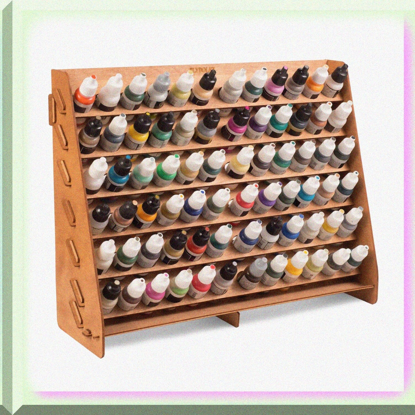 Paint Rack Organizer for Vallejo Miniature Paints 72 Holes