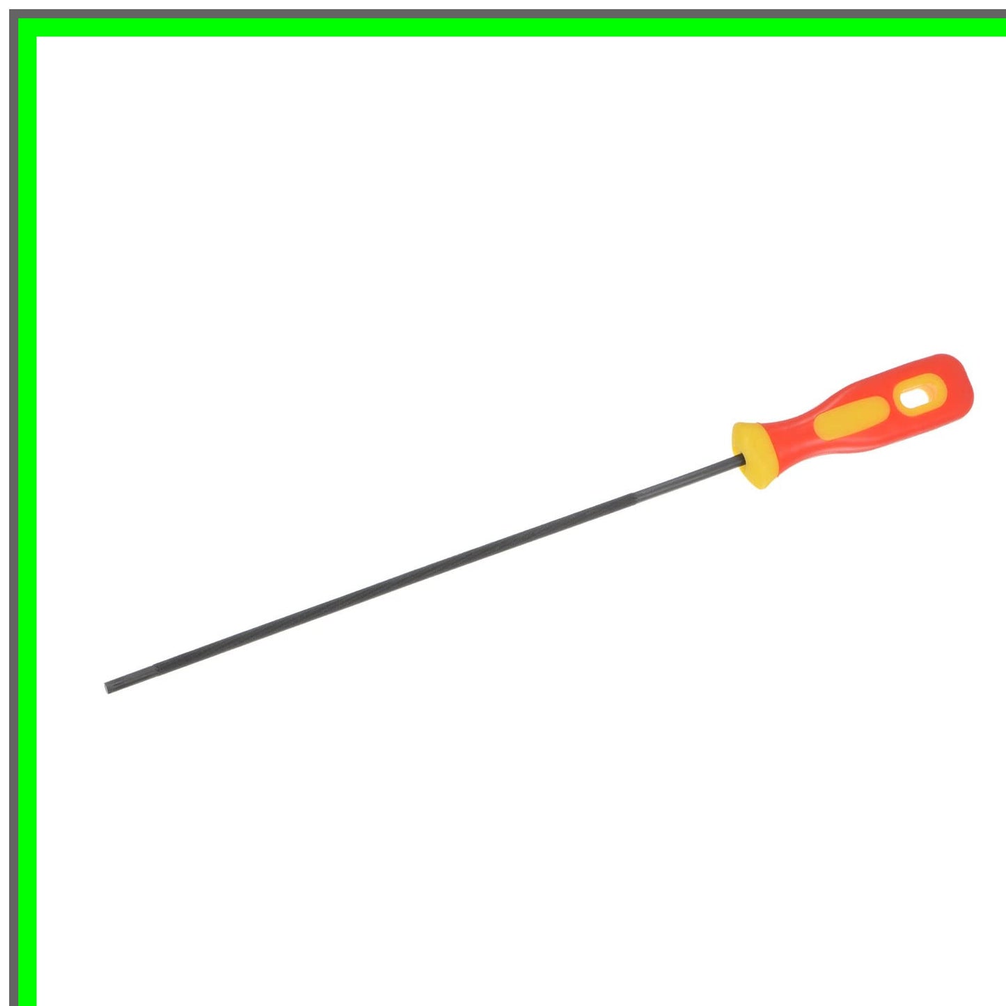 High Carbon Chainsaw File 5/32" Round Rasp with Ergonomic Handle