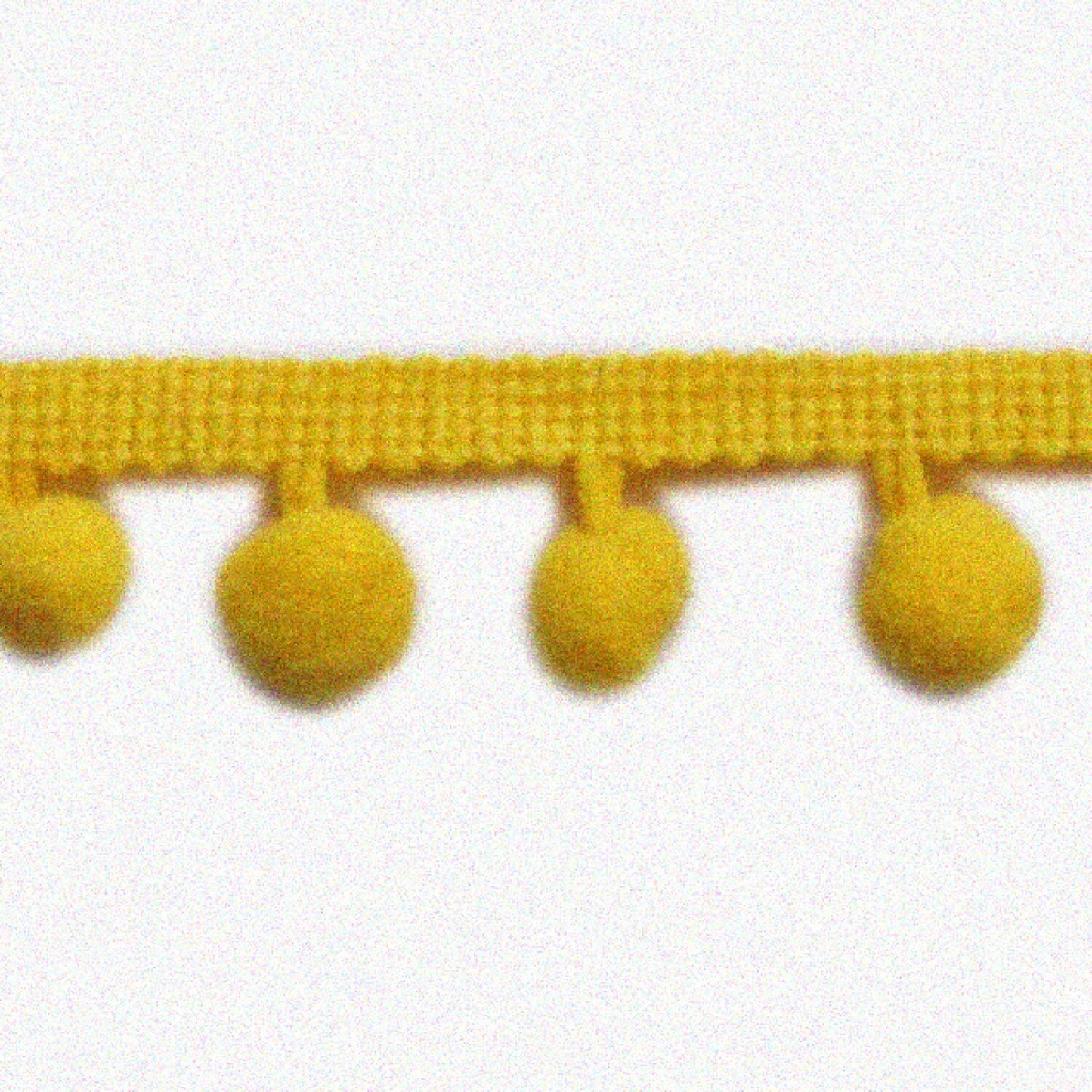 YCRAFT Bright Yellow Pom Pom Fringe 18 Yards