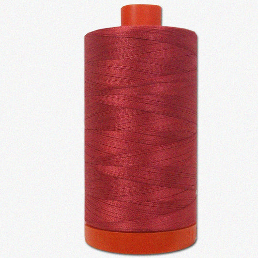 Mako Cotton Thread Solid Red Peony 1422yds