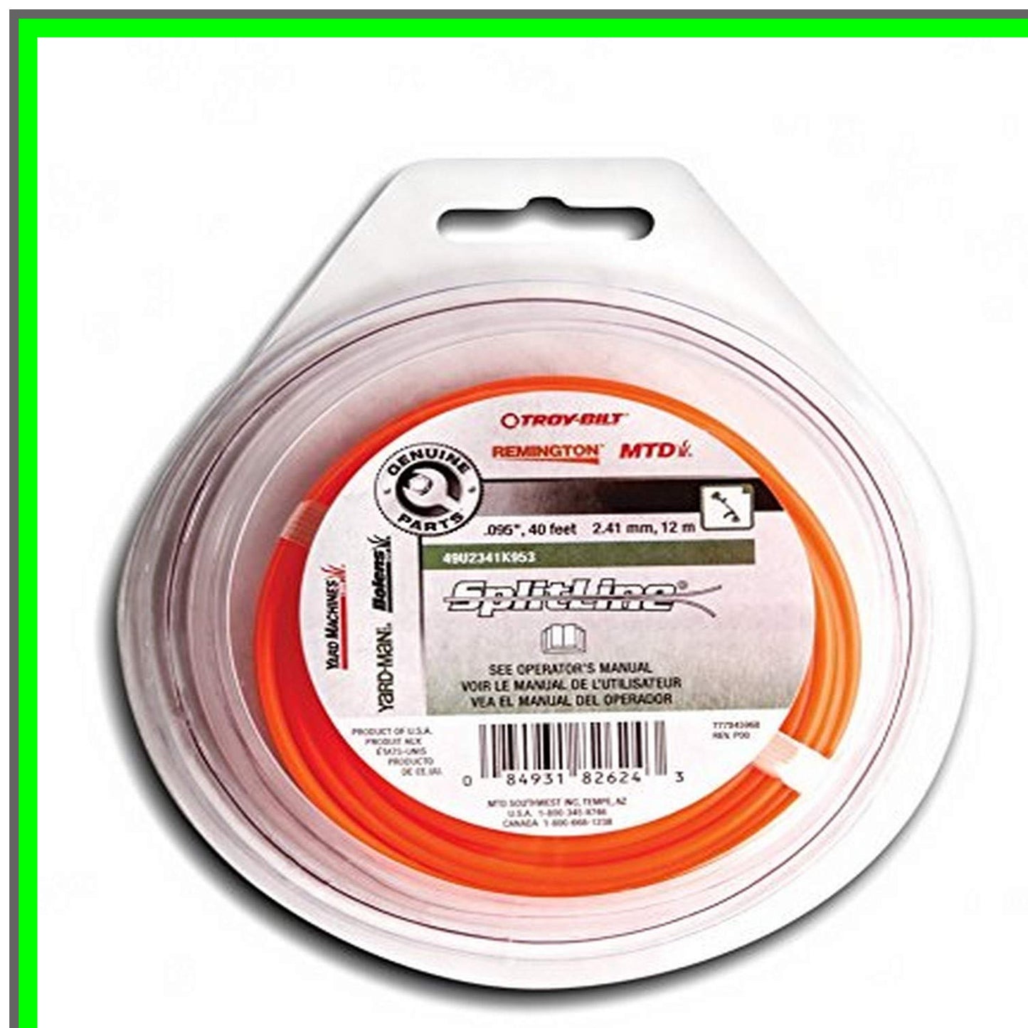 High-Performance 095" Trimmer Line for Efficient Lawn Care
