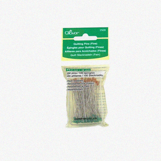 Fine Quilting Pins 100 Pack 6mm x 48mm