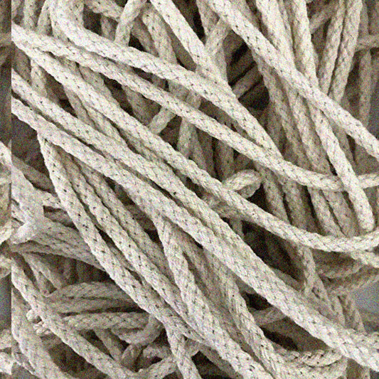 1/8" Natural Cotton Sash Cord Rope 5 Yards