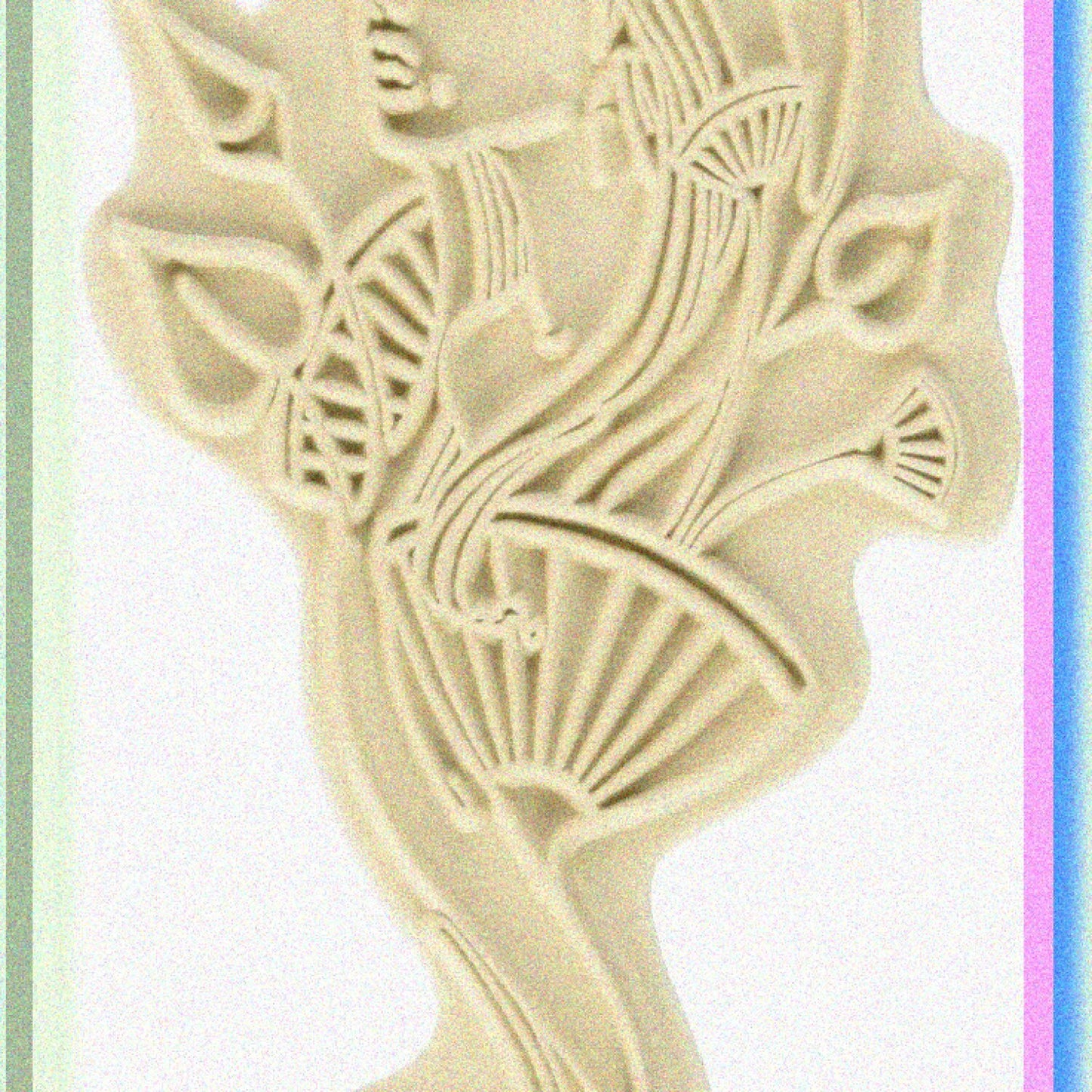 Embellishment Cling Stamp Multicolored 2.25" x 6"