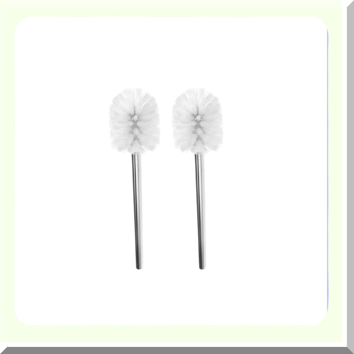 4pcs Stainless Steel Bathroom Cleaning Brush Heads