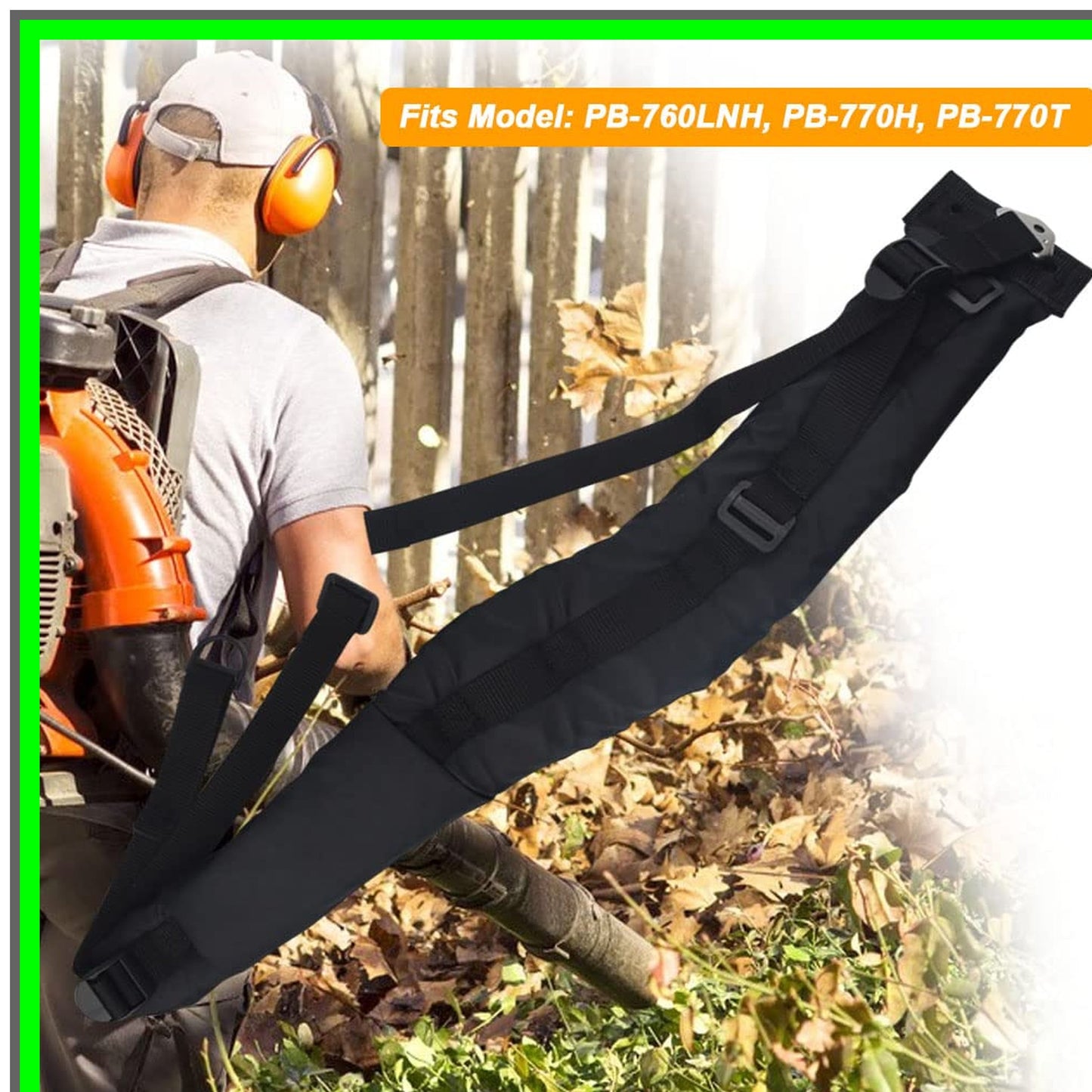 Backpack Leaf Blower Harness Strap Kit with Dual Straps for PB Models