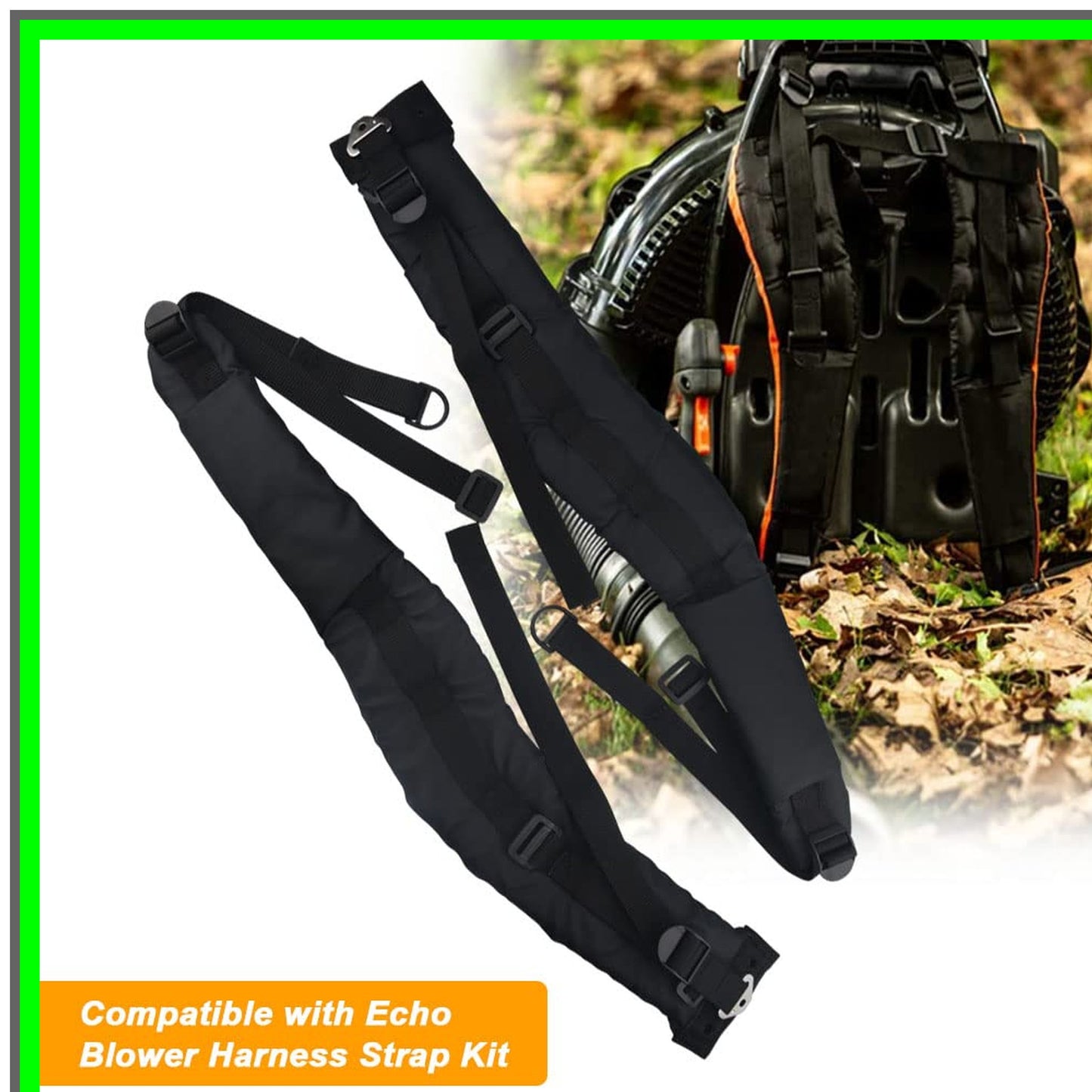Backpack Leaf Blower Harness Strap Kit with Dual Straps for PB Models
