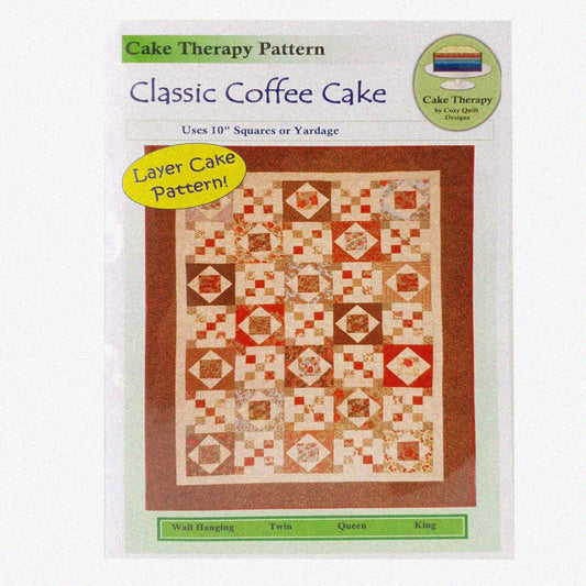 Cake Therapy Pattern for 10" Quilting Squares
