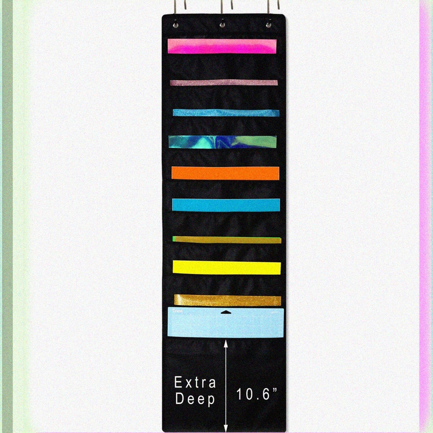 Hanging Organizer for 12x12 Paper with 3 Hooks