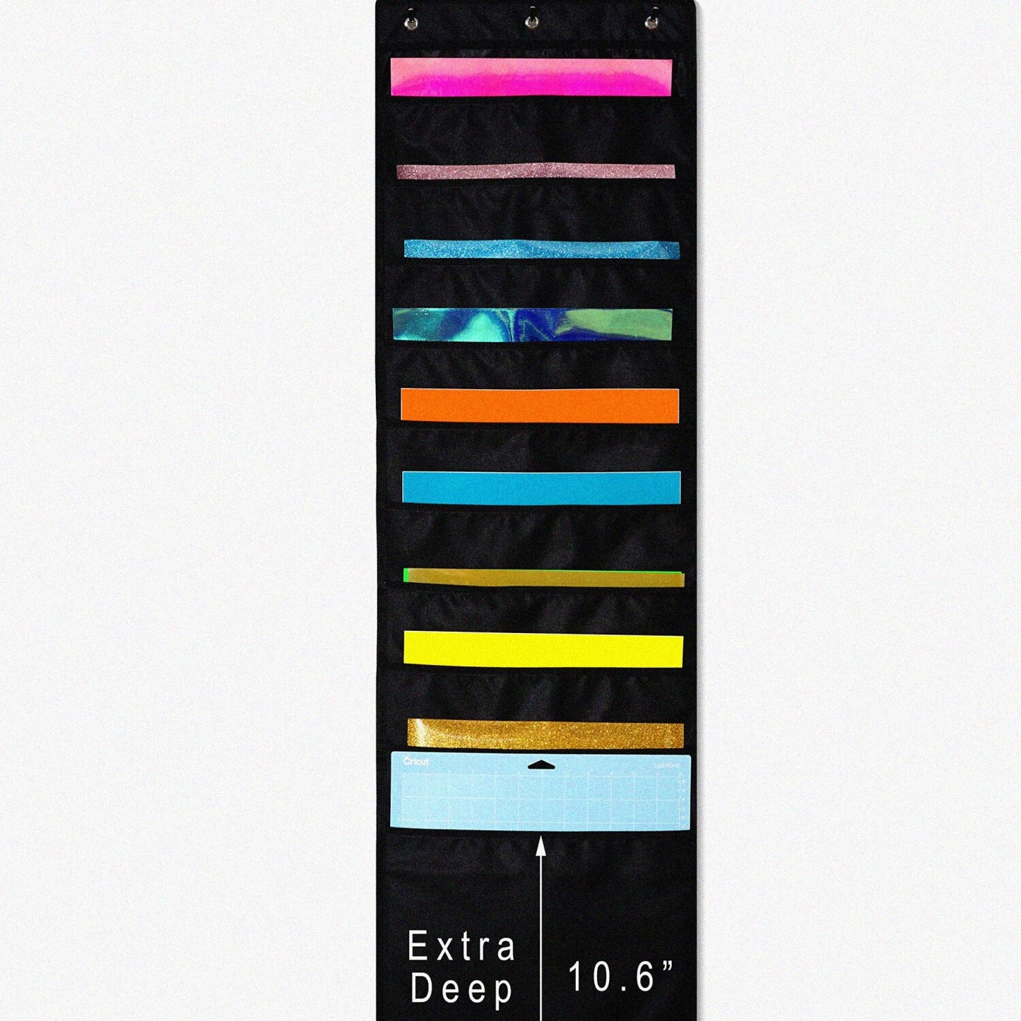 Hanging Organizer for 12x12 Paper with 3 Hooks