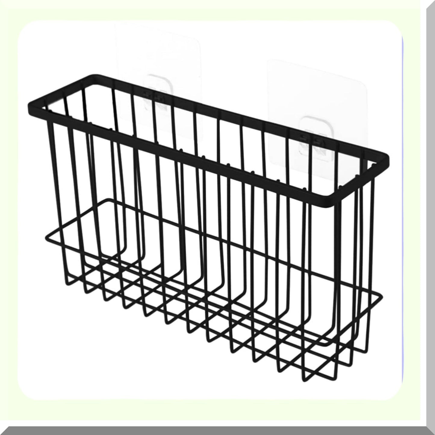 Wire Storage Basket Black 26.2x14.6x7.6cm