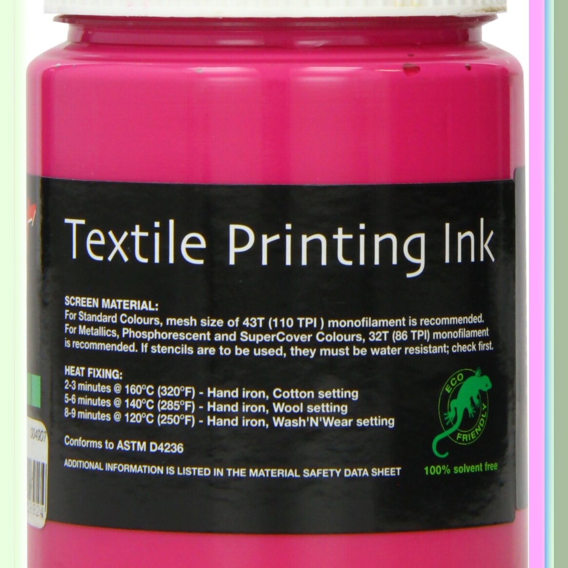 Rose Aqua Fabric Screenprinting Ink 300 mL