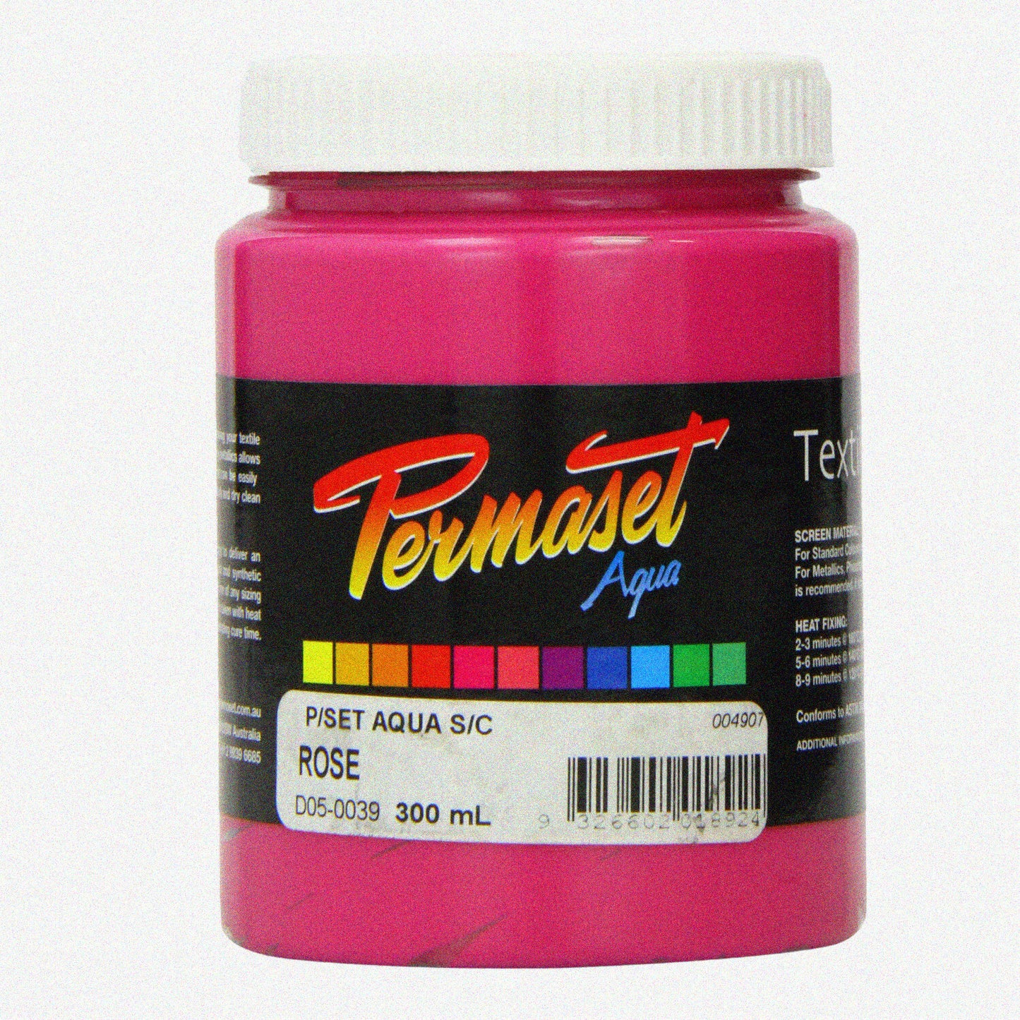 Rose Aqua Fabric Screenprinting Ink 300 mL