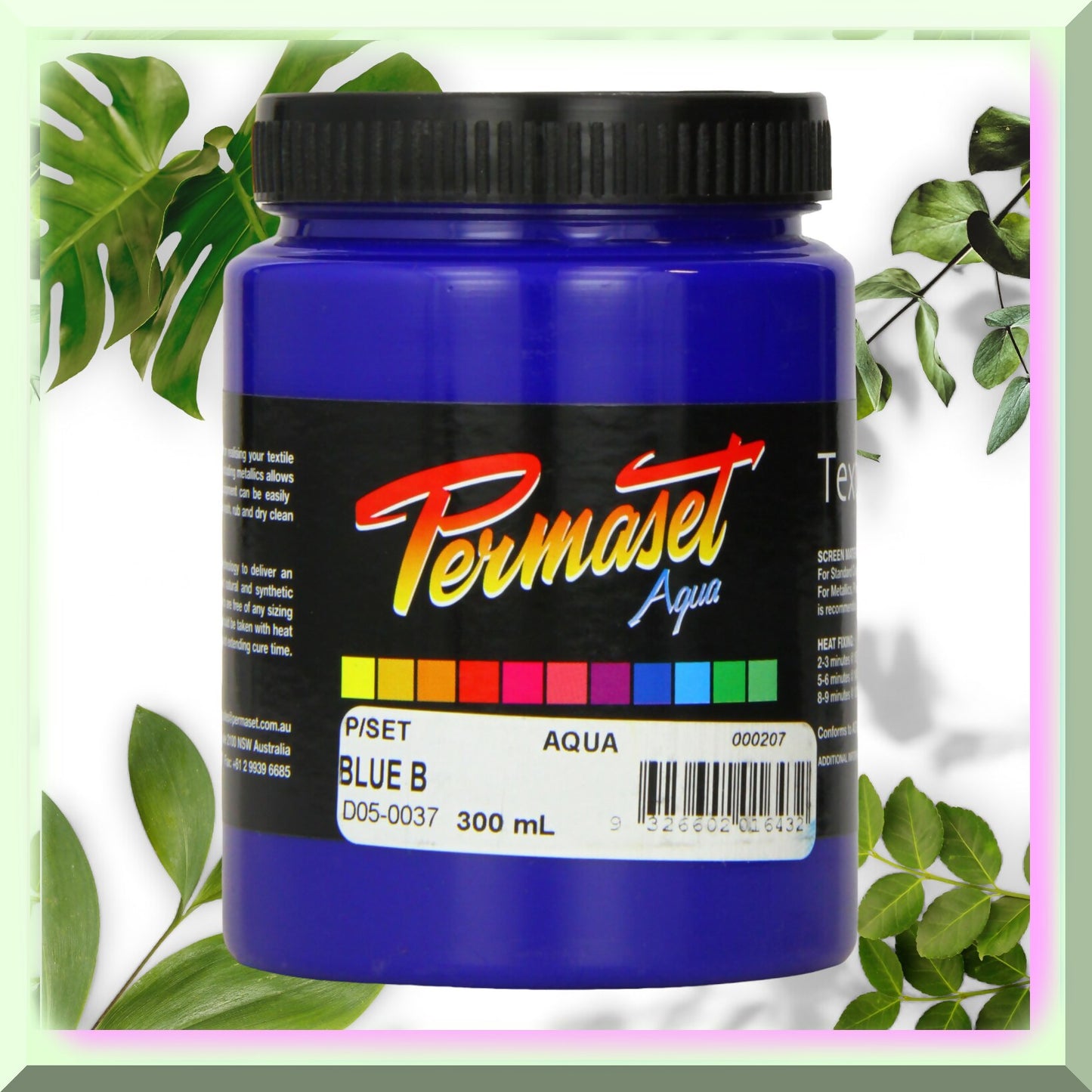 AquaBlue Standard 300ml Screen Printing Ink