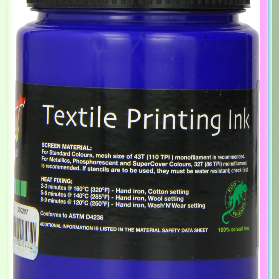 AquaBlue Standard 300ml Screen Printing Ink