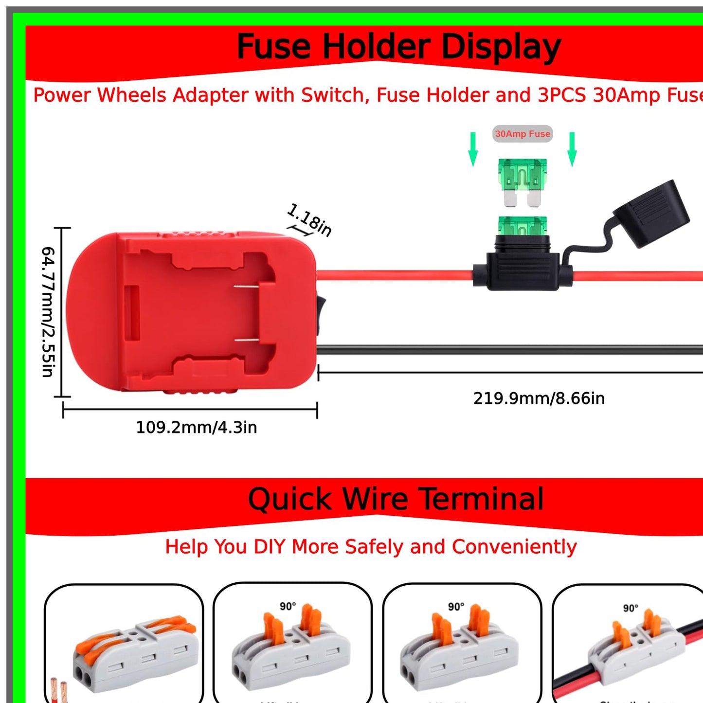 Milwaukee M18 Battery Power Adapter for DIY RC Cars and Robotics
