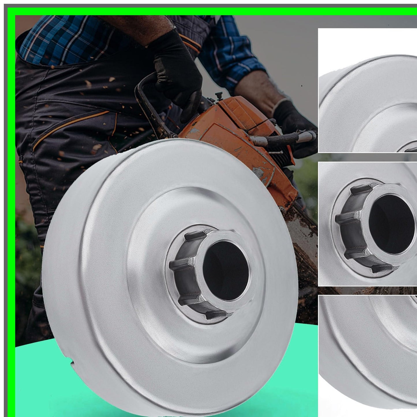 Chainsaw Clutch Drum Sprocket Kit for Stihl MS260 MS240 8-in-1 Parts