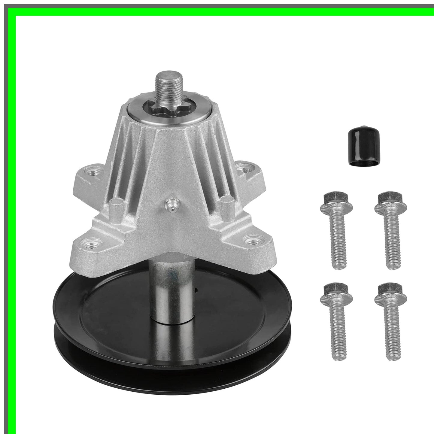 Greaseable Spindle Assembly for Troy Bilt Pony and MTD Deck Mowers
