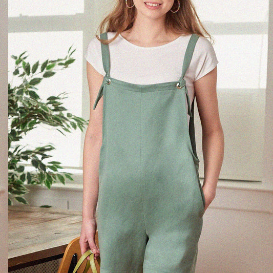 Misses' Multicolor Overalls Sewing Pattern Kit XS-S-M