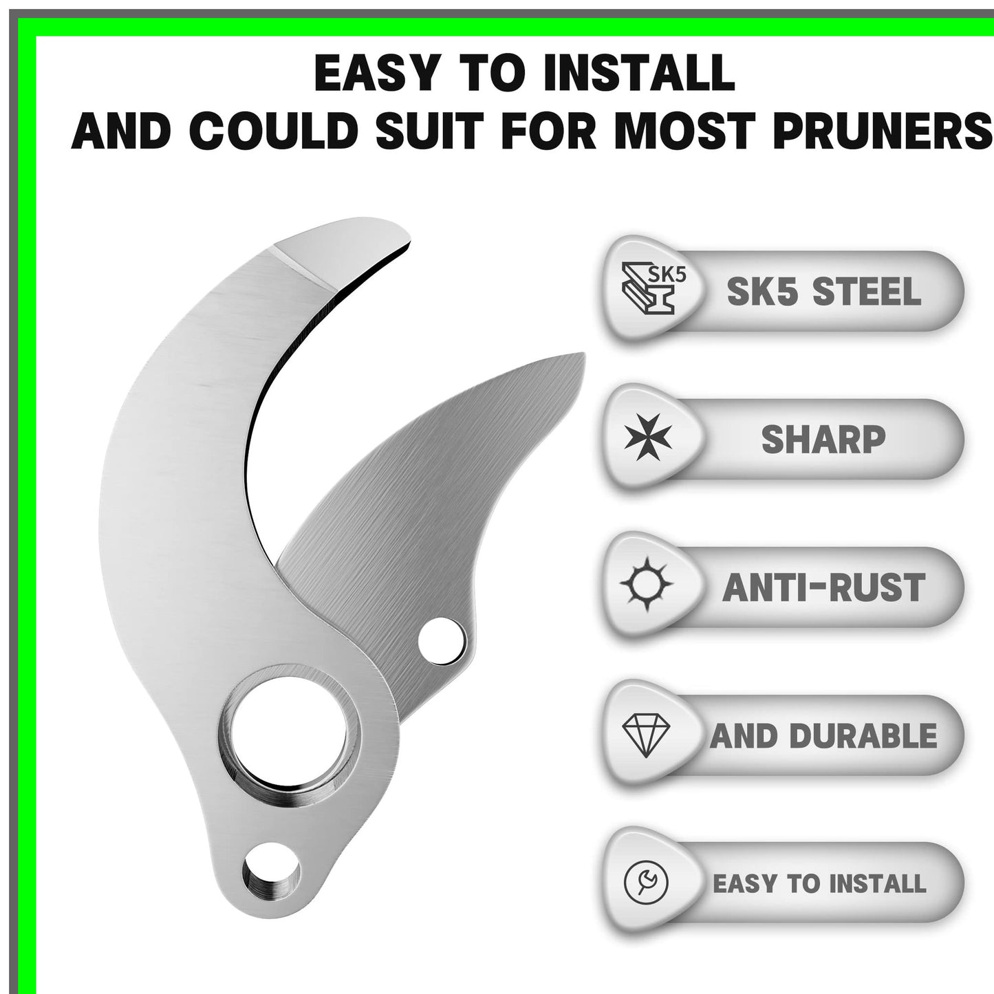 Electric Pruning Shears Replacement Blade for 30MM Cutting Diameter