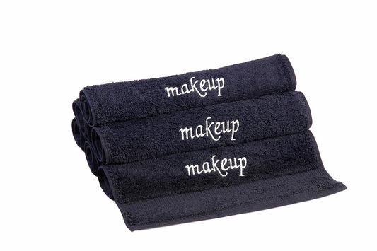 Premium Turkish Cotton 6-Piece Black Towels