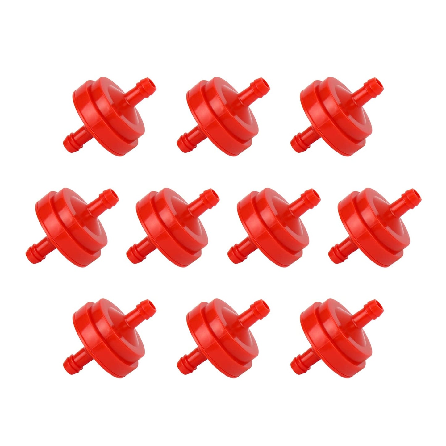 10 Pack Inline Gas Fuel Filters for Briggs Stratton Toro Lawn Mowers