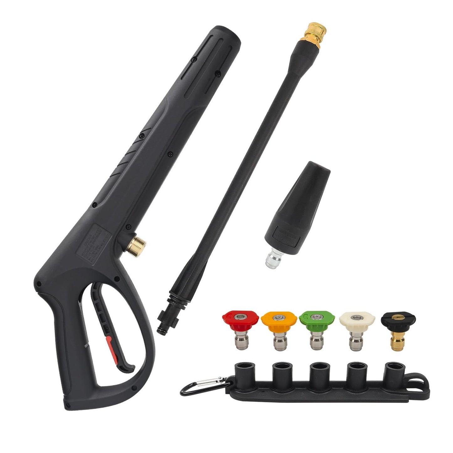 Bear Force Pro Spray Gun with Extension Wand and Turbo Nozzle for Pressure Washers