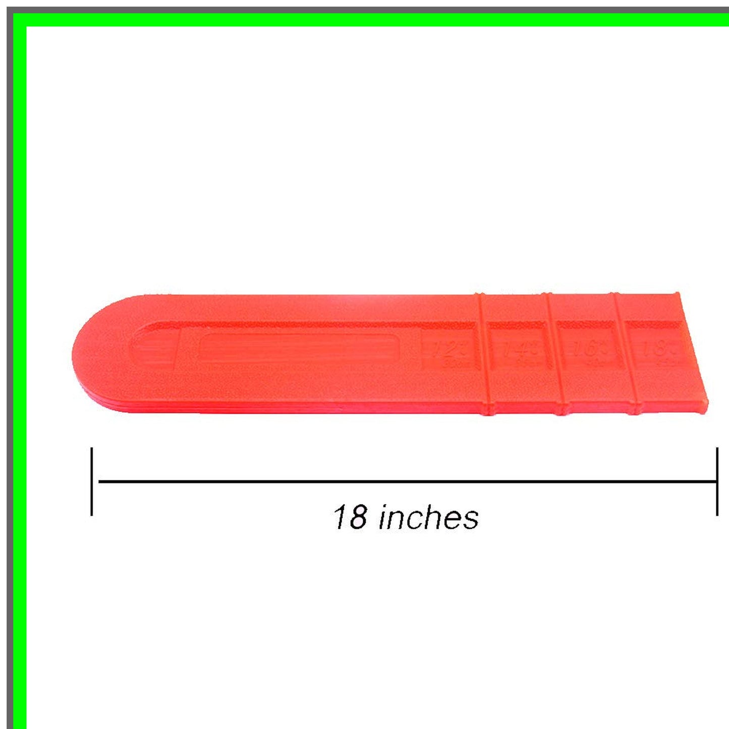 Durable 18-Inch Chainsaw Bar Cover for Scratch Protection and Storage