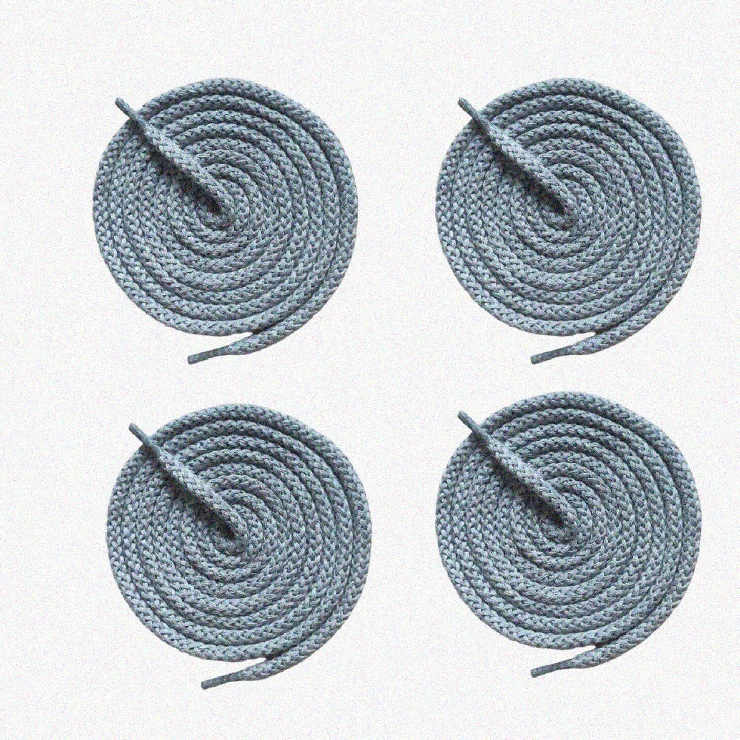 4 Pieces Grey Round Hoodie Drawstrings 6mm x 50 Inch