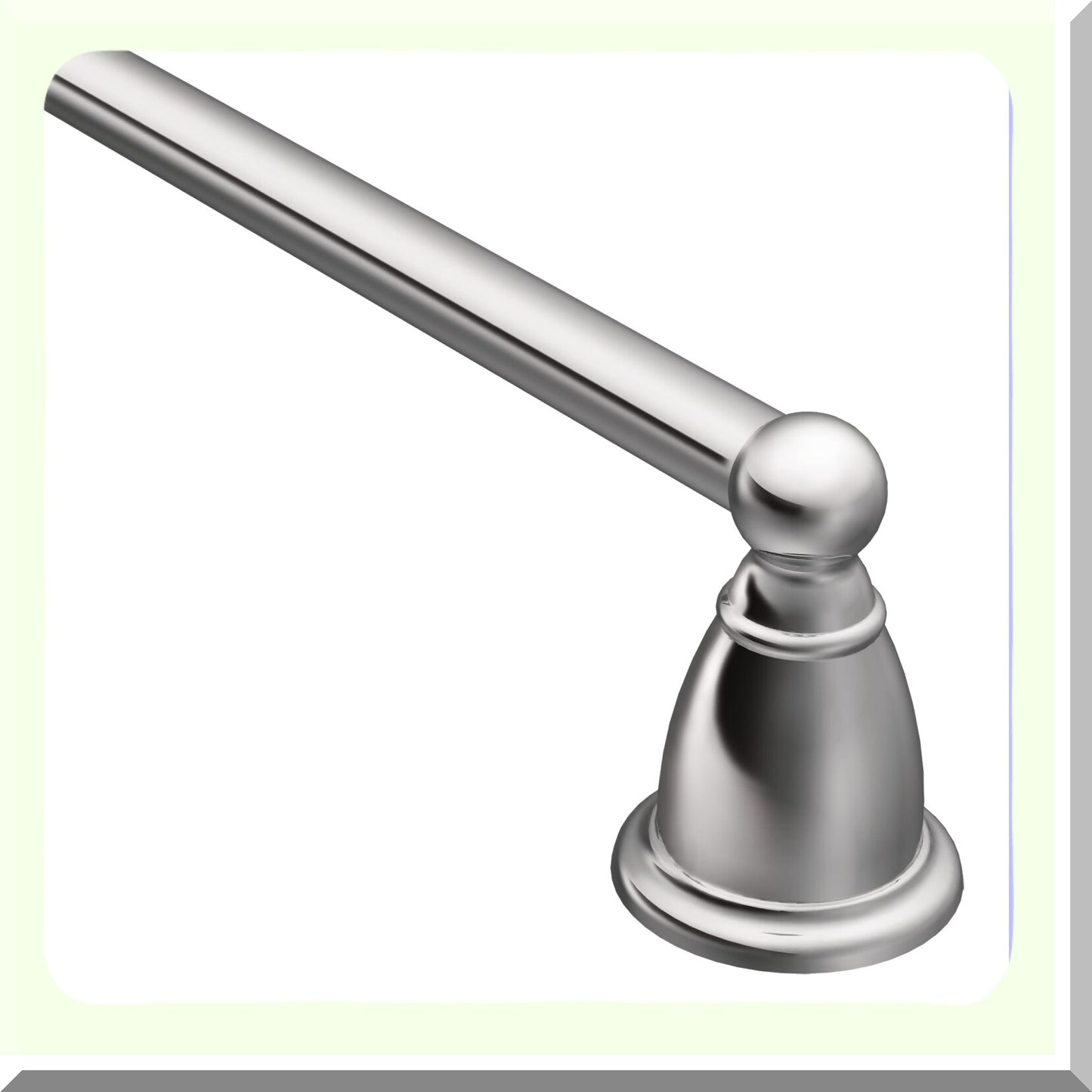 24-Inch Chrome Bathroom Towel Bar