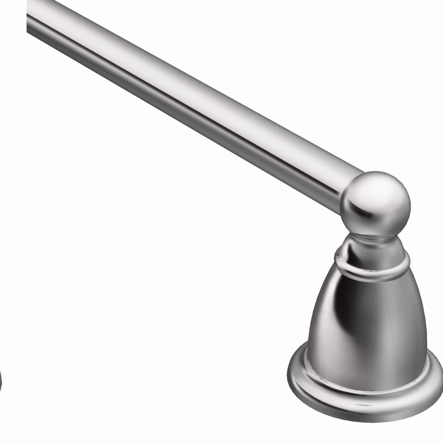 24-Inch Chrome Bathroom Towel Bar
