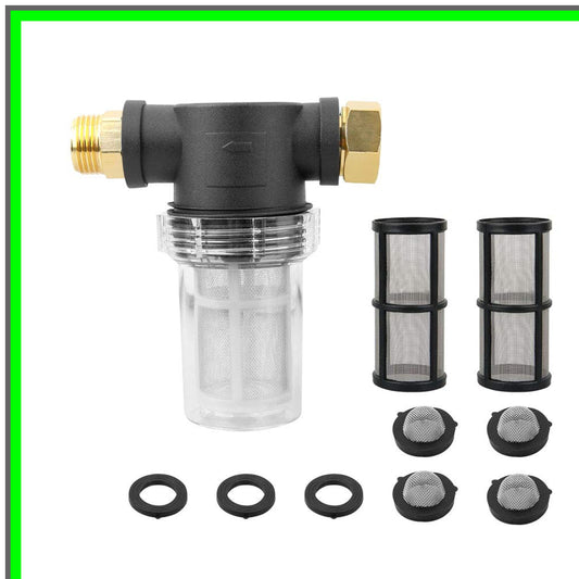 High Pressure Washer Garden Hose Inlet Filter with Mesh Screens