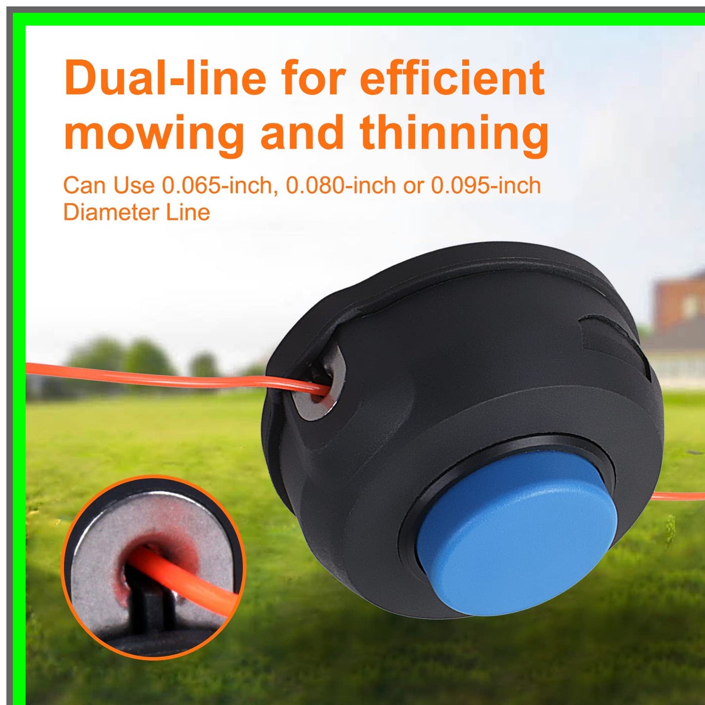 T25 Timmer Head Replacement for Husqvarna & Jonsered Brushcutters 2 Pack
