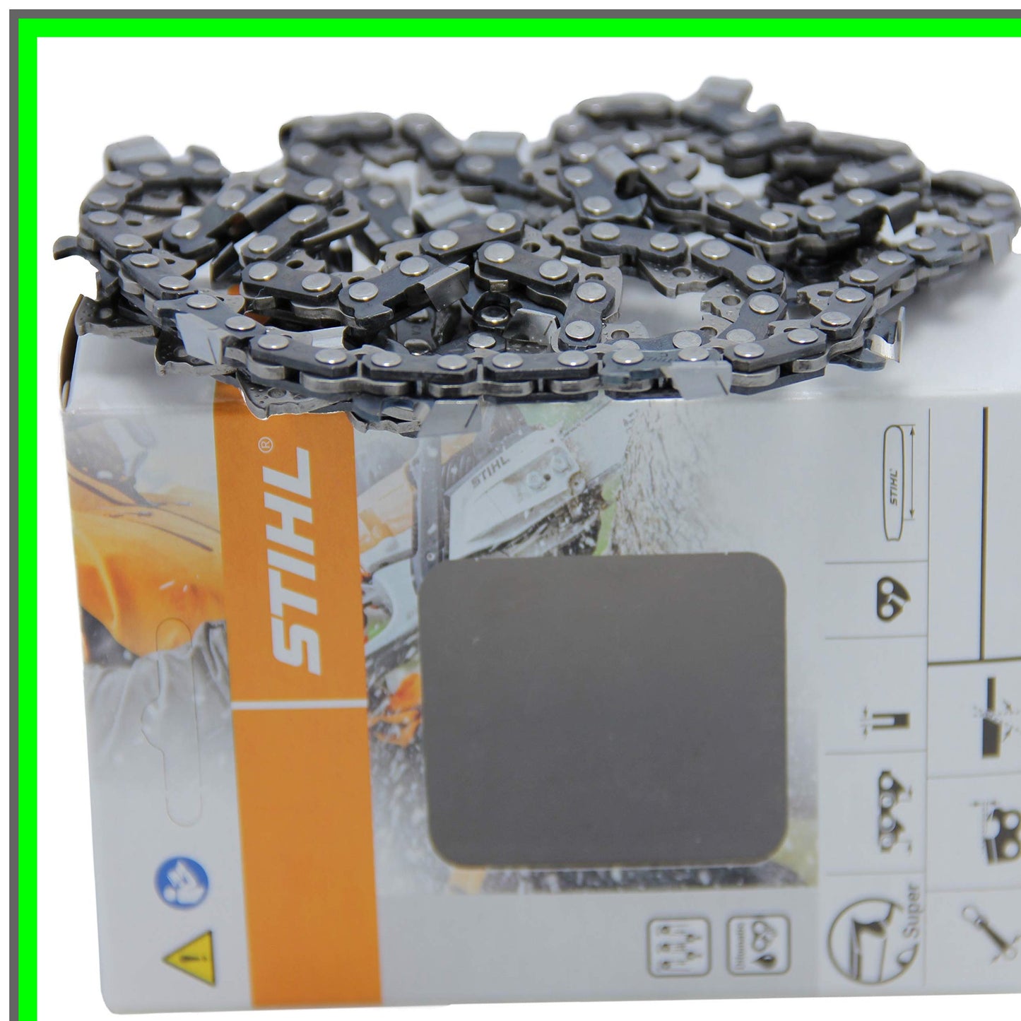 Efficient 16" Chainsaw Chain for 3/8 Pitch 1.3mm Gauge Cutting Power