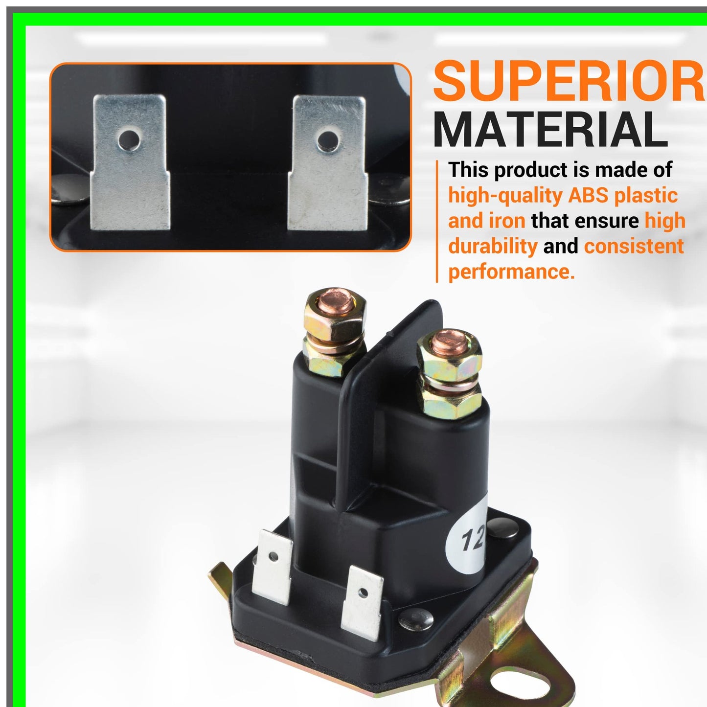 12V Lawn Mower Starter Solenoid Relay for Cub Cadet and Troy Bilt Models