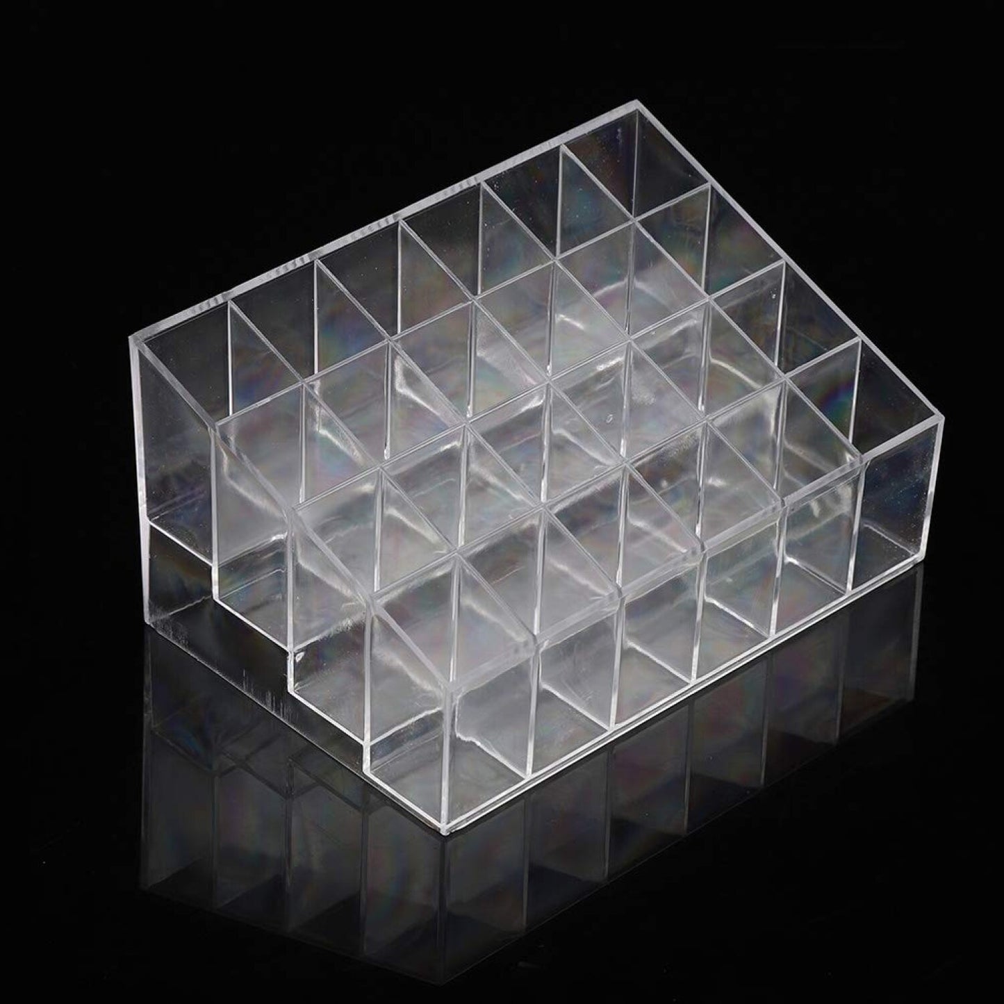 24 Grids Plastic Lipstick and Makeup Organizer Box