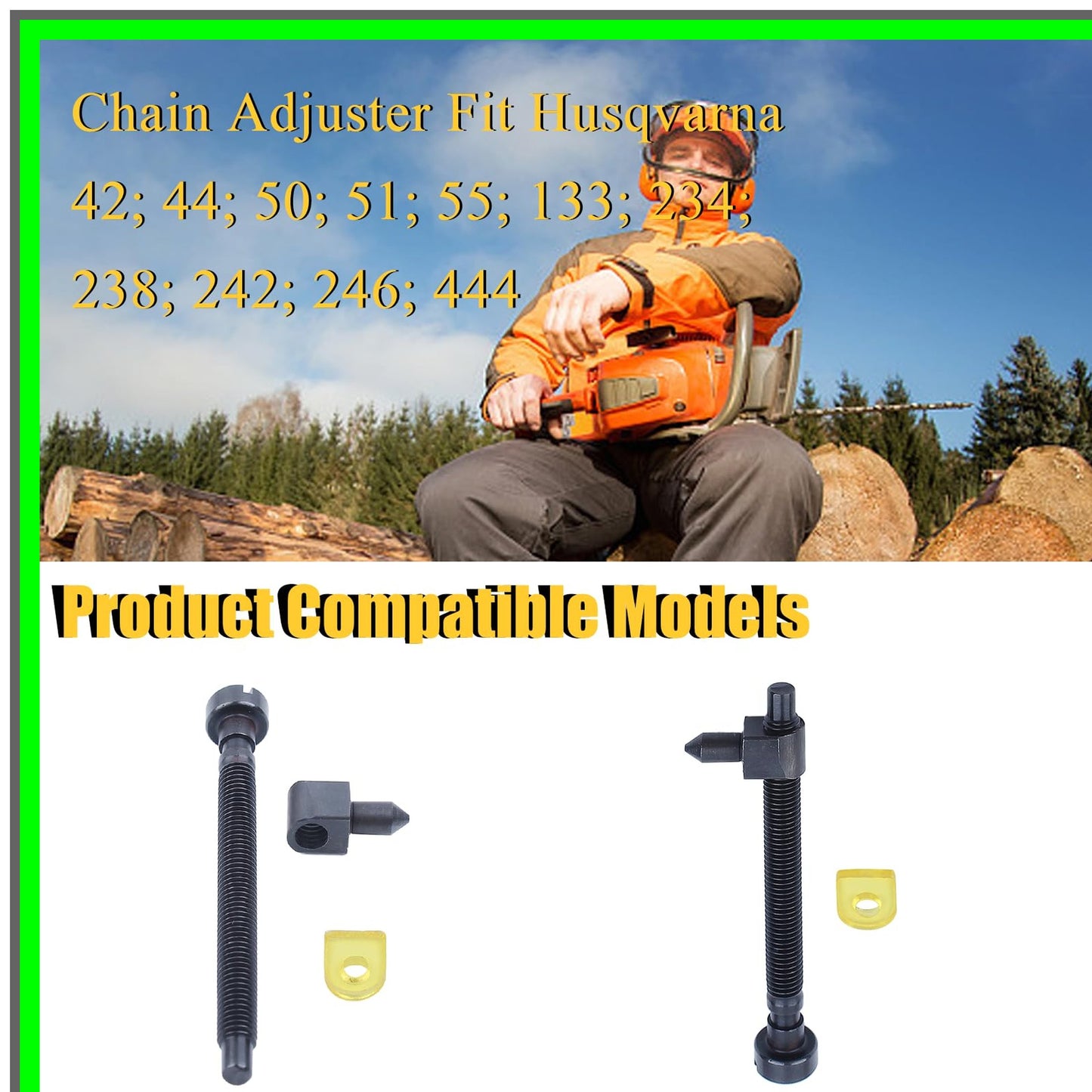 Husqvarna Chain Adjuster for Models 42, 44, 50, 51, 55, 133, 234, 238, 242, 246, 444