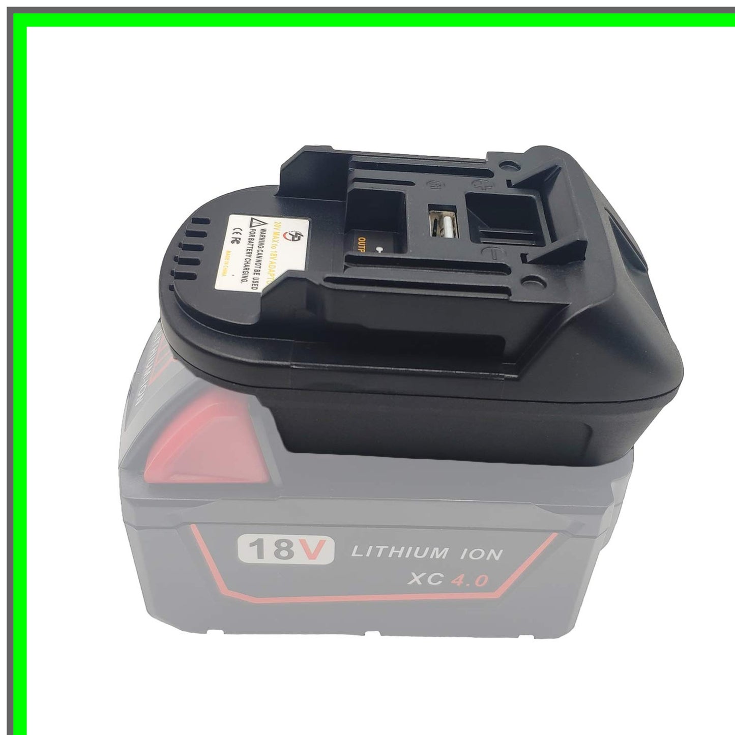20V to 18V Battery Adapter for Makita Lithium BL1830 BL1840 BL1850