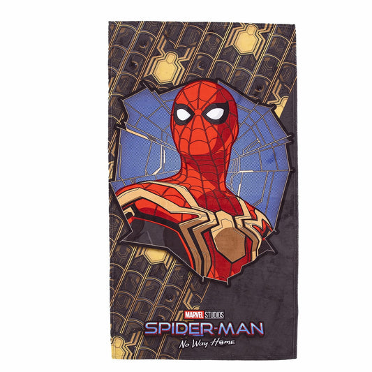 Spider-Man Beach Towel 30" x 60" Gold Spiders