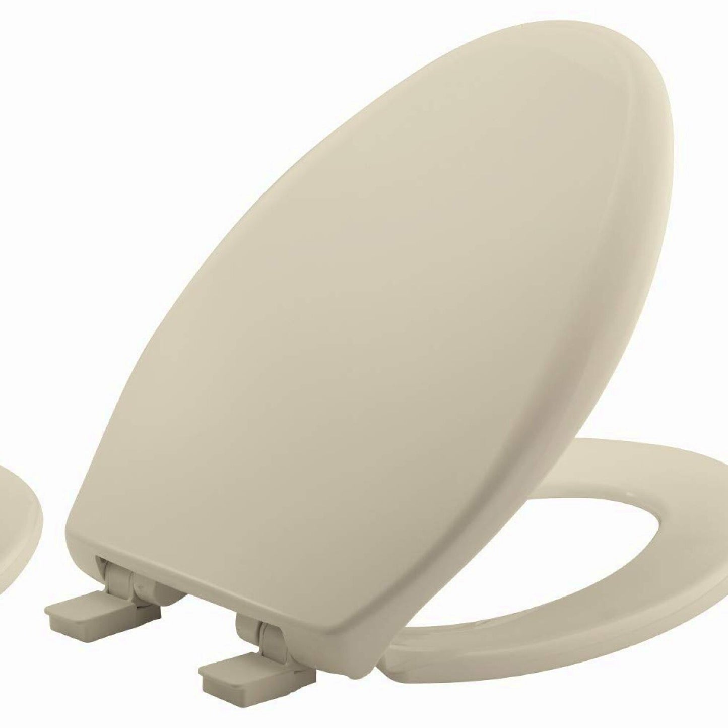 1200E4B 006 Elongated Plastic Toilet Seat Bone