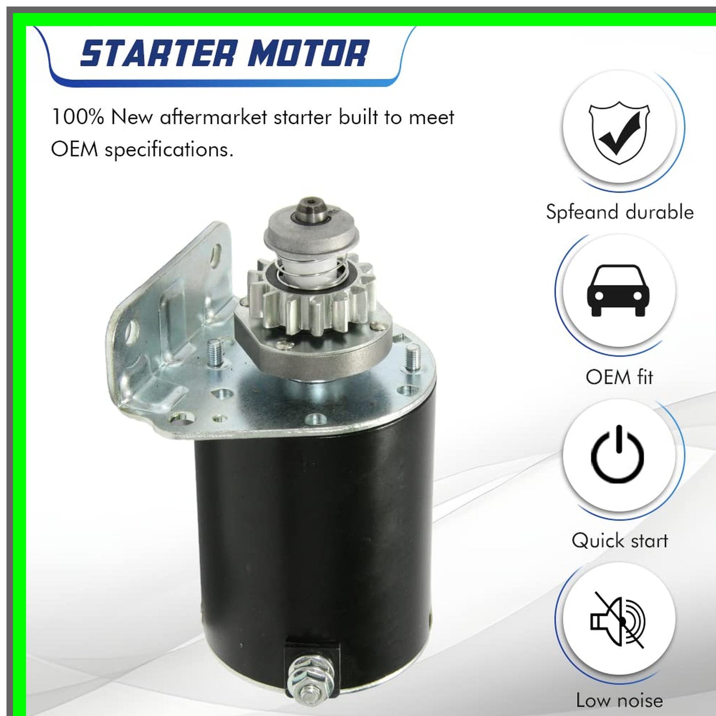 Cub Cadet Starter Motor Replacement for 14.5-18.5 HP Models 1998-2011