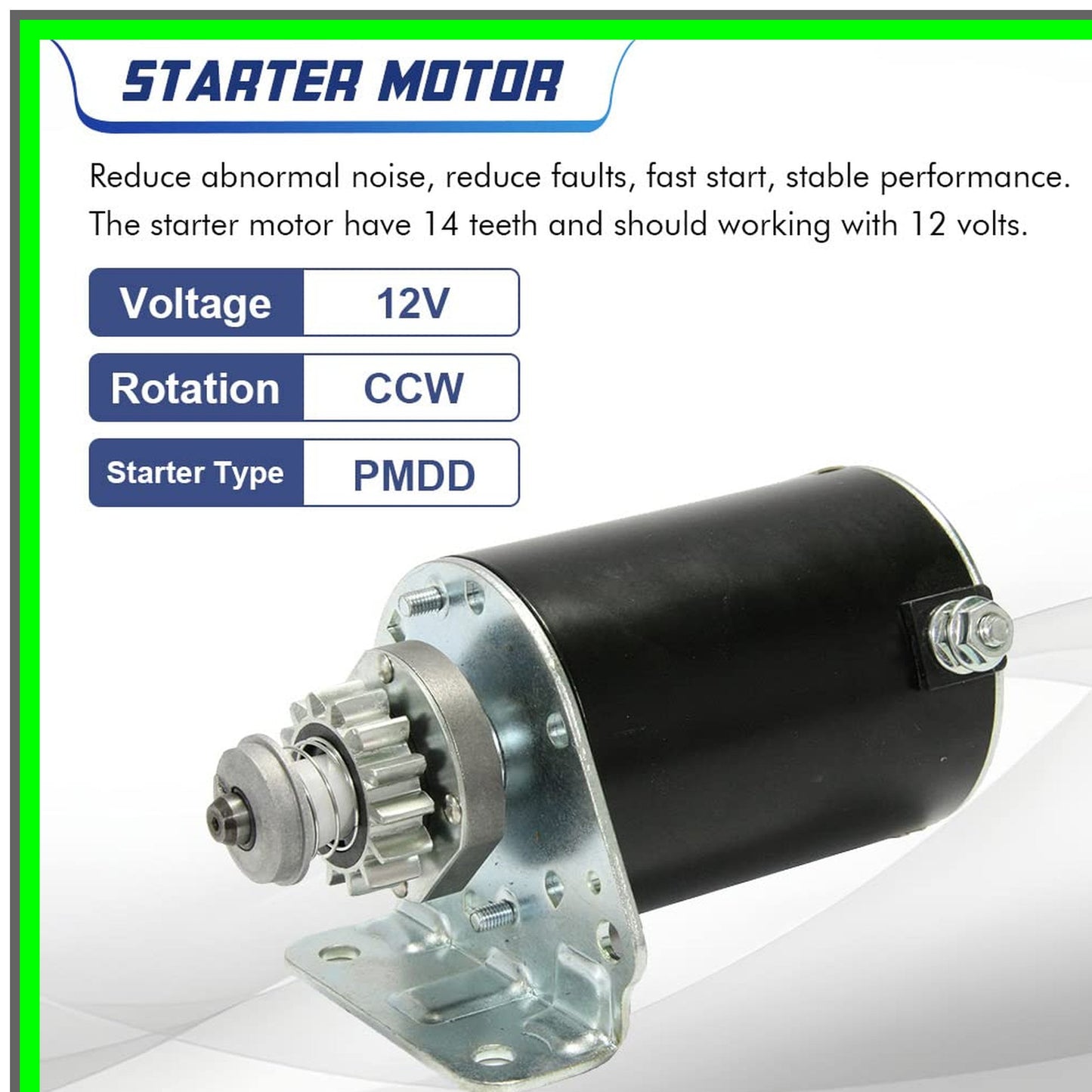 Cub Cadet Starter Motor Replacement for 14.5-18.5 HP Models 1998-2011