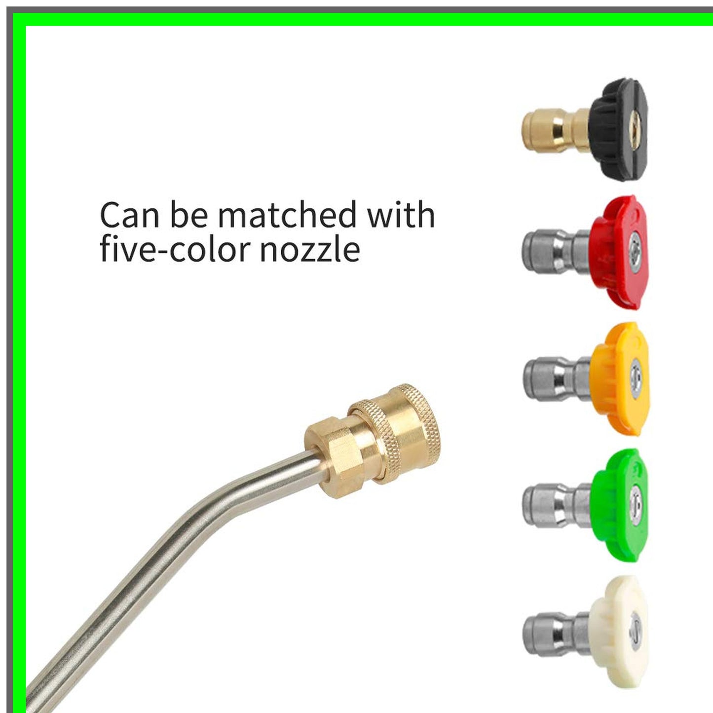 Gutter Cleaning Extension Wand for Pressure Washers with 30 Degree Curve