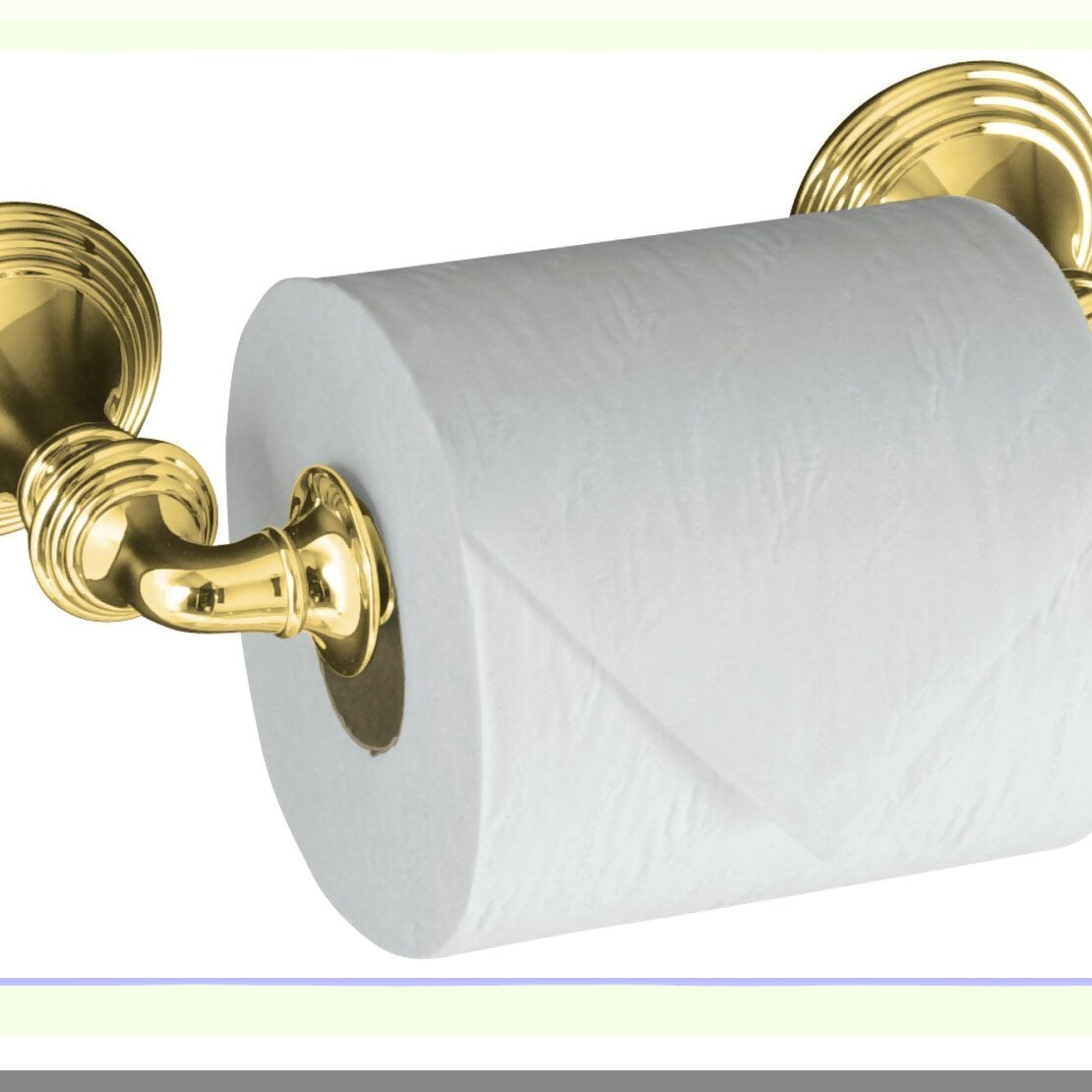 Devonshire Vibrant Polished Br Tissue Holder
