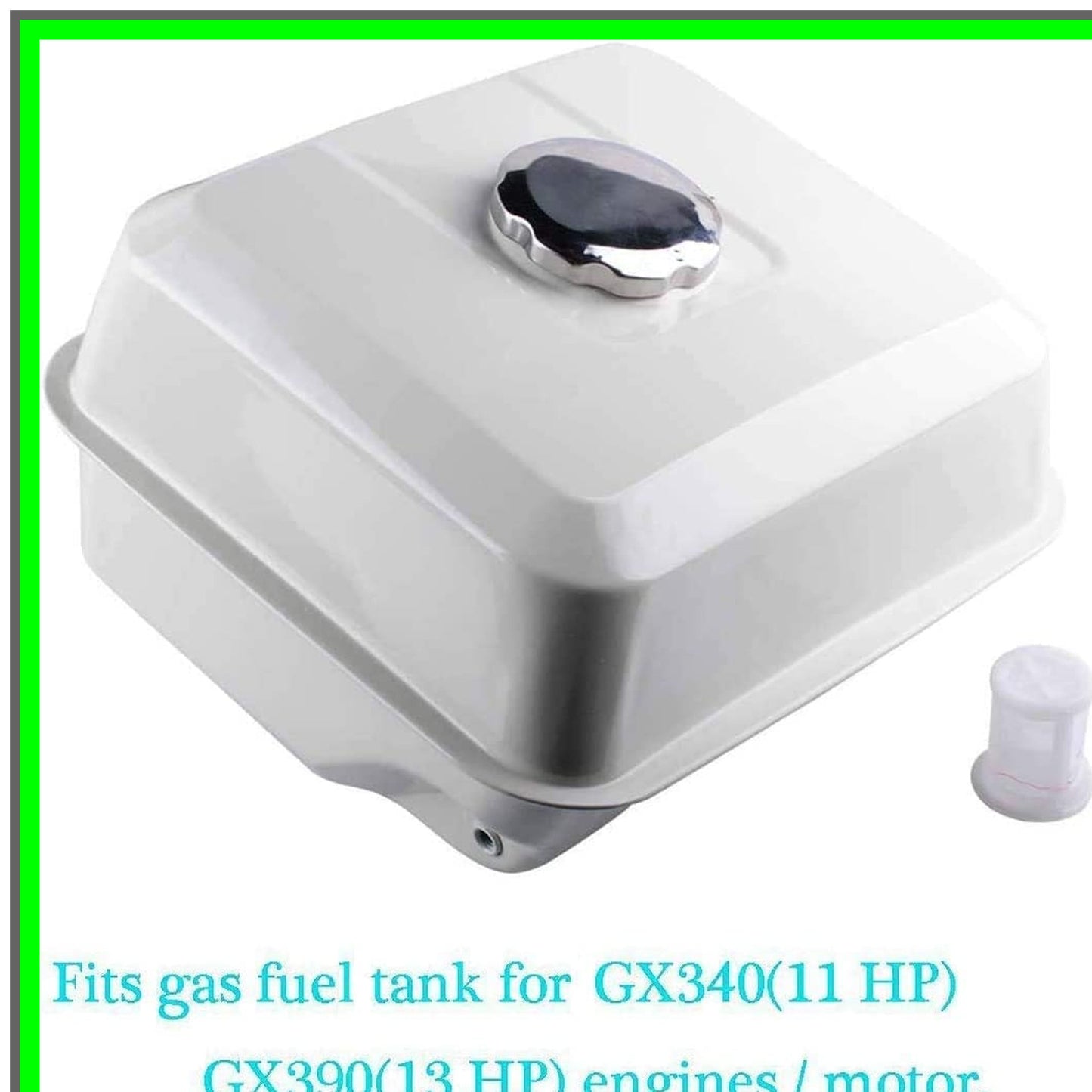 GX390 Fuel Tank for Honda GX340 GX270 Engines with Cap Replacement