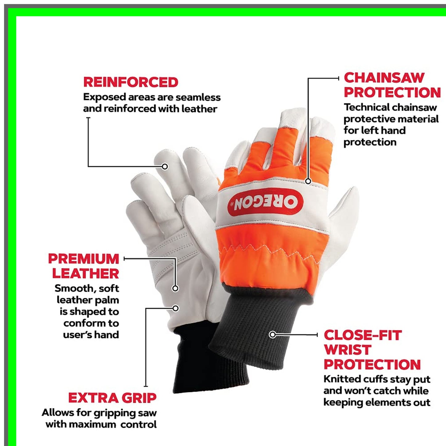 Ultimate Chainsaw Protection Gloves Size 10 for Safety and Comfort