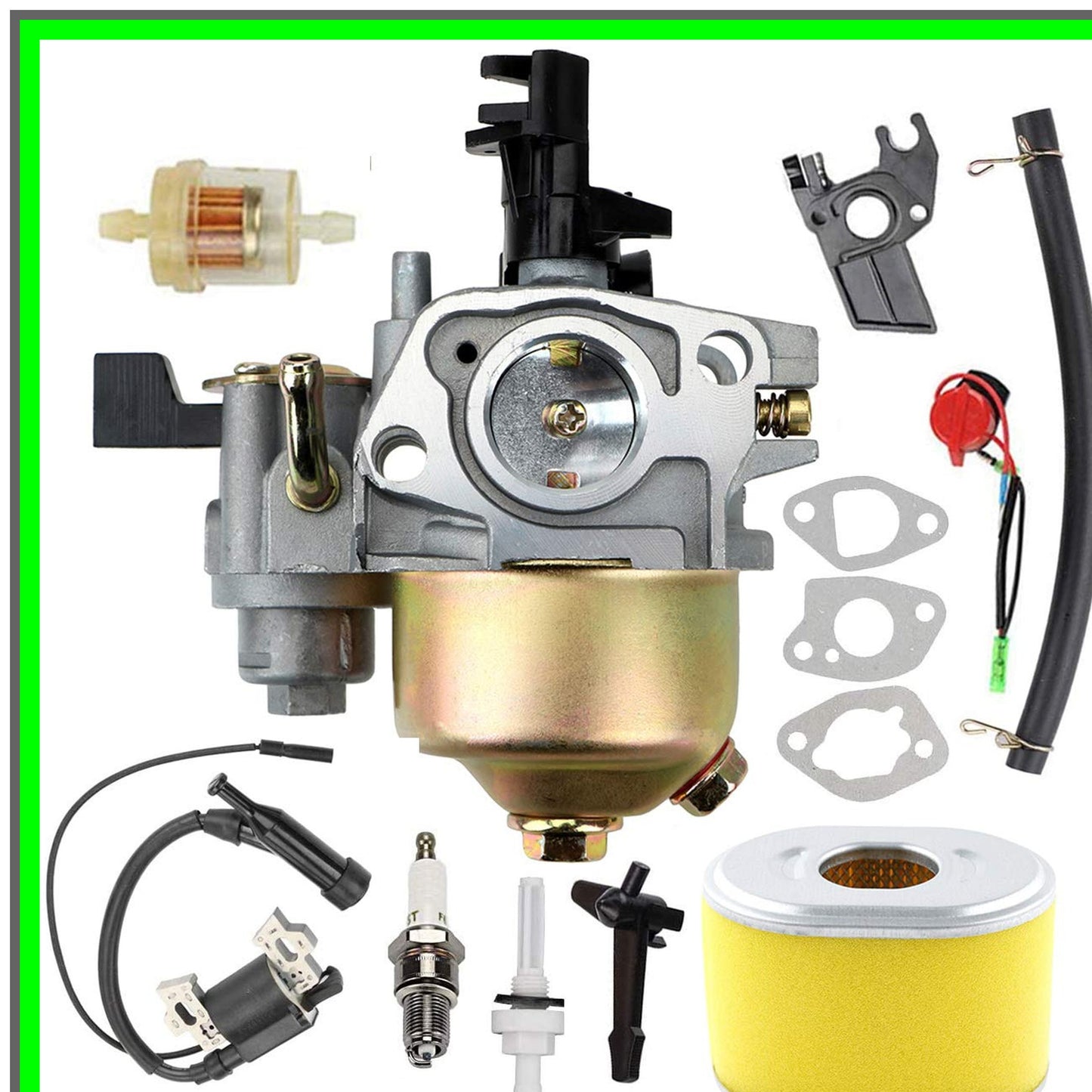 Honda GX Engine Carburetor and Air Filter Tune-Up Kit for 5HP to 6.5HP