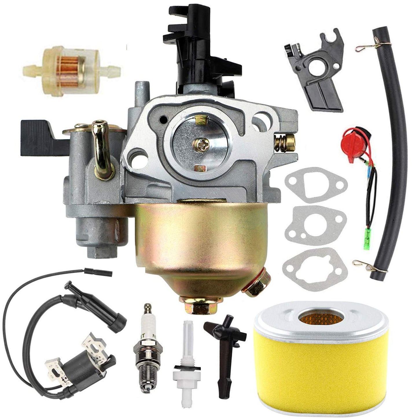 Honda GX Engine Carburetor and Air Filter Tune-Up Kit for 5HP to 6.5HP