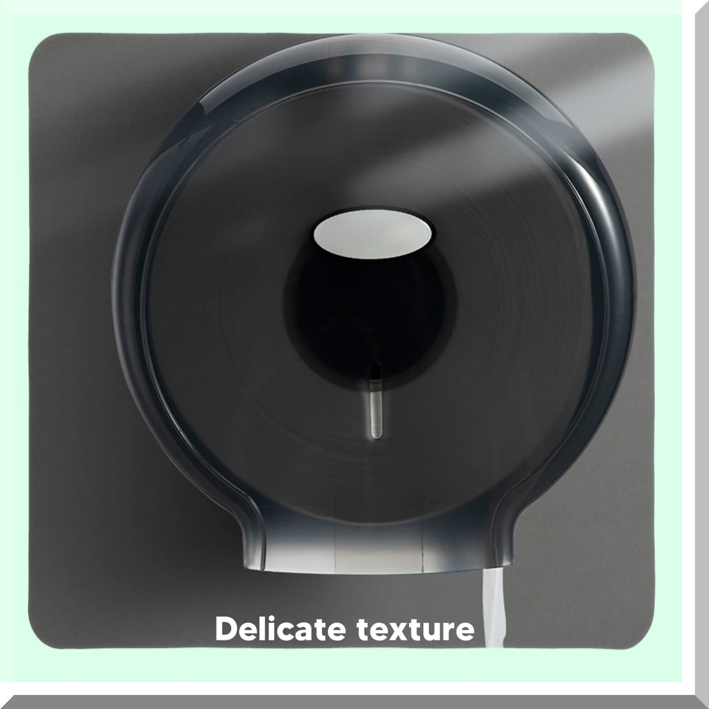 Jumbo Tet Paper Roll Dispenser Wall Mount Black